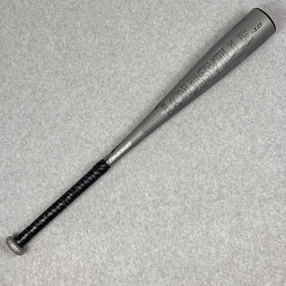 Louisville Slugger Omaha Baseball Bat 27" 17oz -10 ST7 Alloy UB05B10-22 Silver